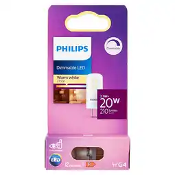 PLUS Philips LED capsule 20W G4 WW 12V Dim SRT6 aanbieding