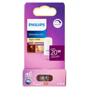 PLUS Philips LED capsule 20W G4 WW 12V Dim SRT6 aanbieding
