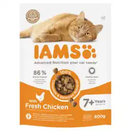 PLUS IAMS For vitality kat senior kip 7+ jaar aanbieding