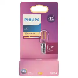 PLUS Philips LED Kogel classic 12W T25S E14 CL ND aanbieding