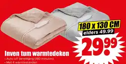 Dirk Inven tum warmtedeken aanbieding