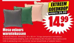 Dirk Mesa velours warmtekussen aanbieding
