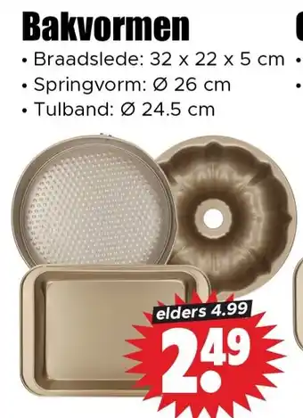 Dirk Bakvormen aanbieding