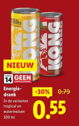 Lidl Energie drank aanbieding