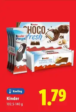 Lidl Kinder aanbieding
