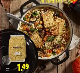 Lidl Orzo aanbieding