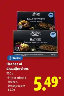 Lidl Hachee of draadjesvlees aanbieding