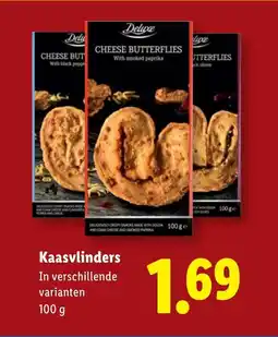 Lidl Kaasvlinders aanbieding
