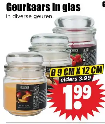 Dirk Geurkaars in glas aanbieding