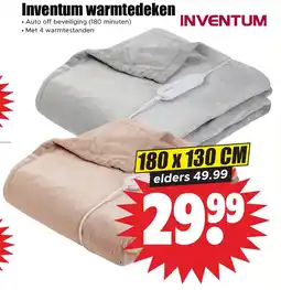 Dirk Inventum warmtedeken aanbieding