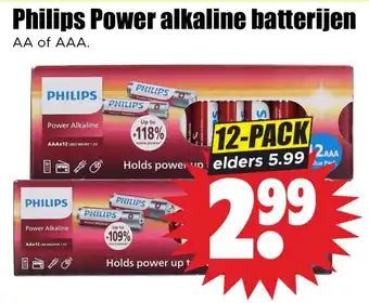 Dirk Philips power alkaline batterijen aanbieding