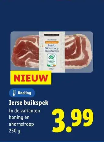 Lidl Ierse buikspek aanbieding