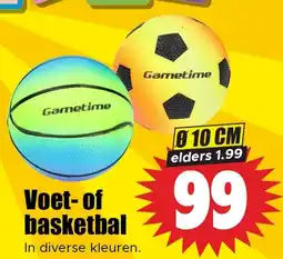 Dirk Voet-of basketbal aanbieding