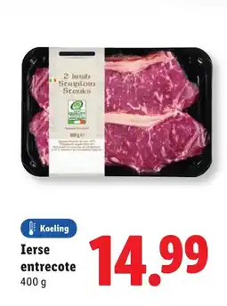 Lidl Ierse entrecote aanbieding