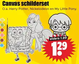 Dirk Canvas schilderset aanbieding