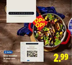 Lidl Ierse mosselen in stout-saus aanbieding