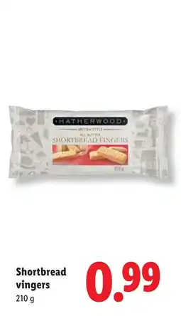 Lidl Shortbread vingers aanbieding