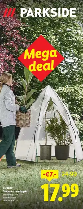 Lidl Parkside gewasbeschermingskas aanbieding