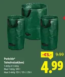 Lidl Parkside Tuinafvalzak ken aanbieding