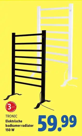 Lidl TRONIC Elektrische badkamer radiator aanbieding