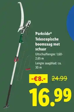 Lidl Parkside Telescopische boomzaag met schaar aanbieding