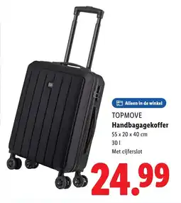 Lidl Topmove handbagagekoffer aanbieding
