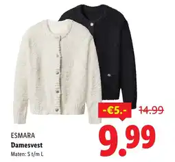 Lidl Esmara damesvest aanbieding