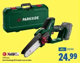 Lidl PARKSIDE Accu-houtzaag 20 v zonder accu en lader aanbieding
