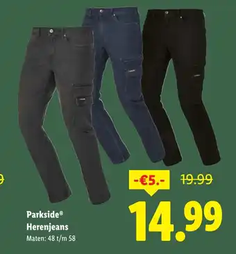 Lidl Parkside Herenjeans aanbieding