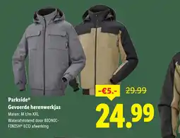 Lidl Parkside gevoerde herenwerkjas aanbieding