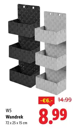 Lidl W5 Wandrek aanbieding