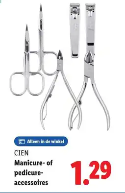 Lidl Cien manicure of pedicure accessoires aanbieding