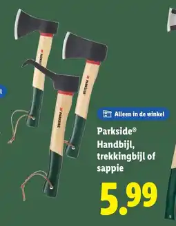 Lidl Parkside Handbijl trekkingbijl of sappie aanbieding