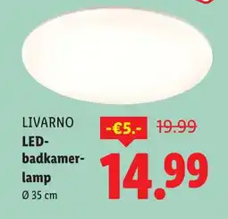 Lidl Livarno LED badkamer lamp aanbieding