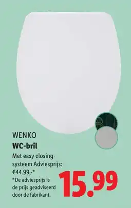 Lidl Wenko WC bril aanbieding