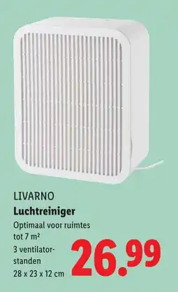 Lidl Livarno luchtreiniger aanbieding