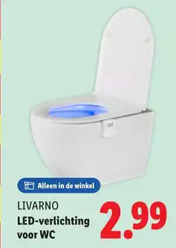 Lidl Livarno LED verlichting voor WC aanbieding