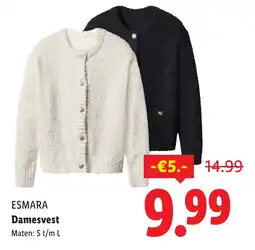Lidl ESMARA Damesvest aanbieding