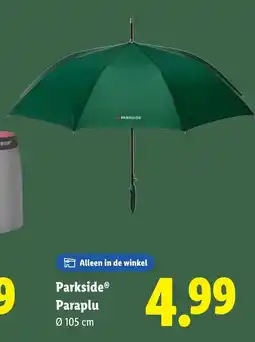 Lidl Parkside Paraplu aanbieding