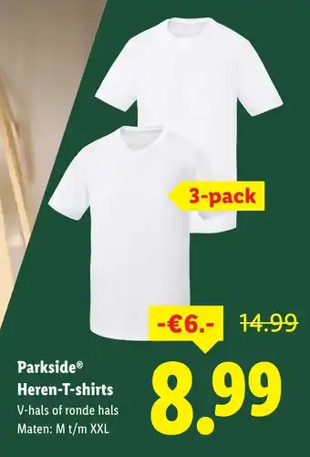 Lidl Parkside heren-t-shirts aanbieding
