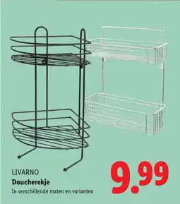 Lidl Livarno doucherekje aanbieding