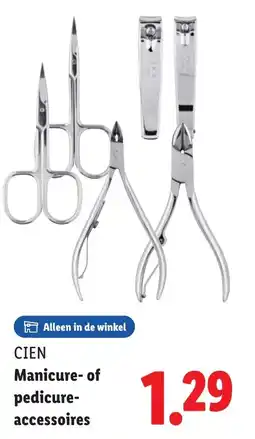 Lidl CIEN Manicure-of pedicure- accessoires aanbieding