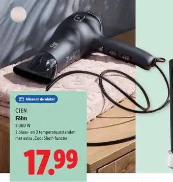 Lidl CIEN Föhn aanbieding