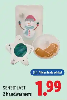 Lidl SENSIPLAST 2 handwarmers aanbieding