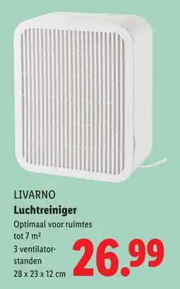 Lidl LIVARNO Luchtreiniger aanbieding