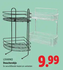 Lidl LIVARNO Doucherekje aanbieding