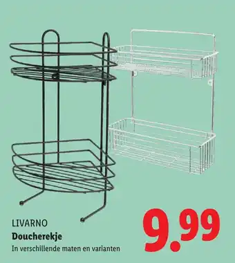 Lidl LIVARNO Doucherekje aanbieding