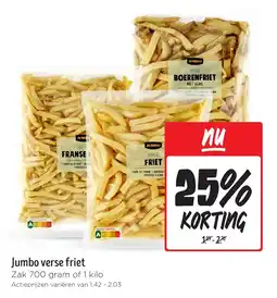 Jumbo Jumbo verse friet aanbieding