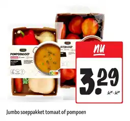 Jumbo Jumbo soeppakket tomaat of pompoen aanbieding