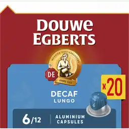 Albert Heijn Douwe Egberts Lungo decaf capsules aanbieding